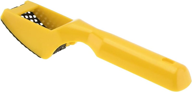 Omninmo 2pcs Surform Shaver Handy Hand Filing Razor Hand Tools Second-Cut Tooth Mill File Hand Plane Mini File Hand File, Red & Yellow - Image 4